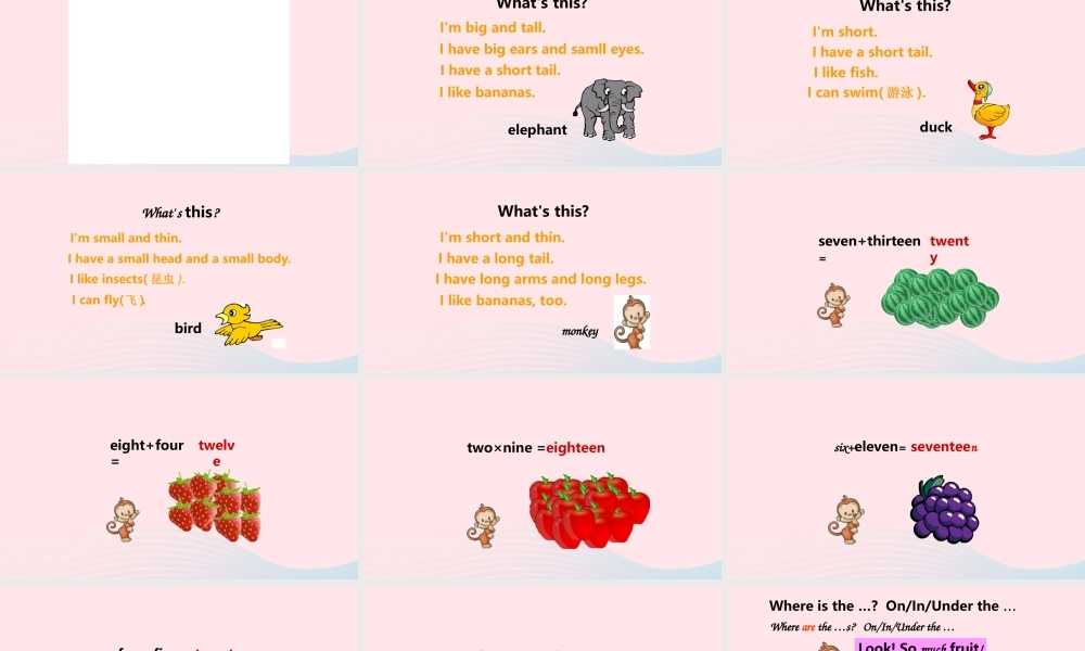 2020春三年级英语下册 Recycle 2课件+素材（打包5套） 人教PEP版