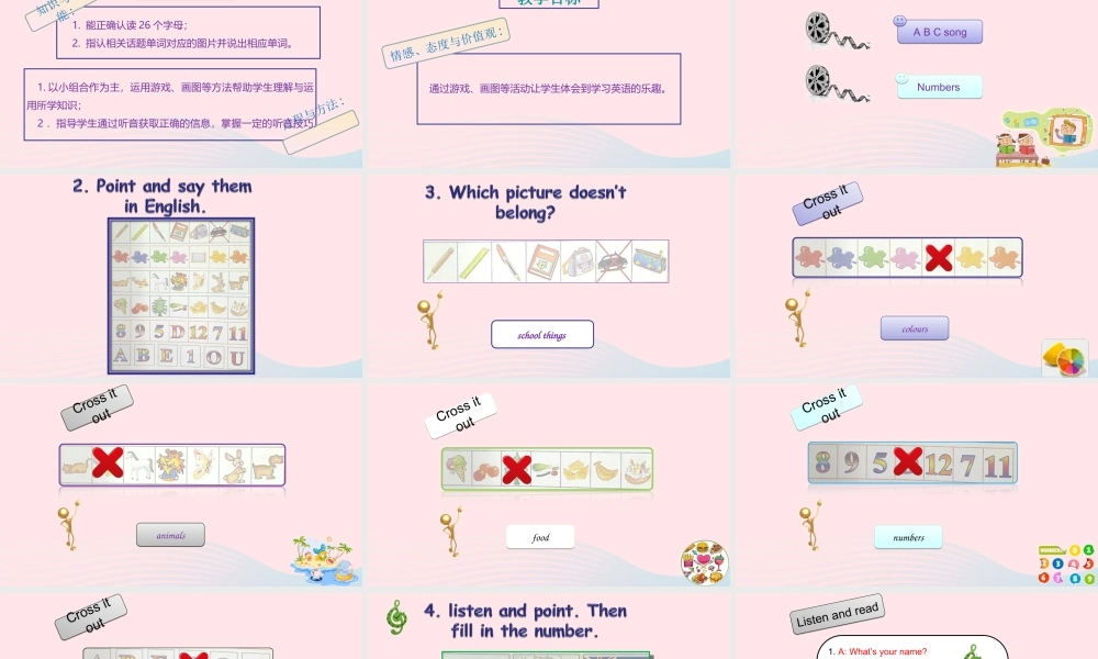 2020春三年级英语下册 Starter unit第2课时课件+素材 剑桥版