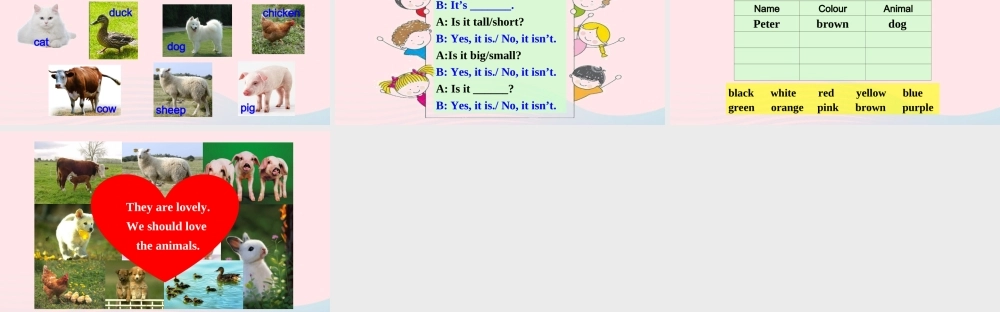 2020春三年级英语下册 Unit 1 Animals on the farm Lesson 2 Cats and Dogs课件+素材 冀教版（三起）