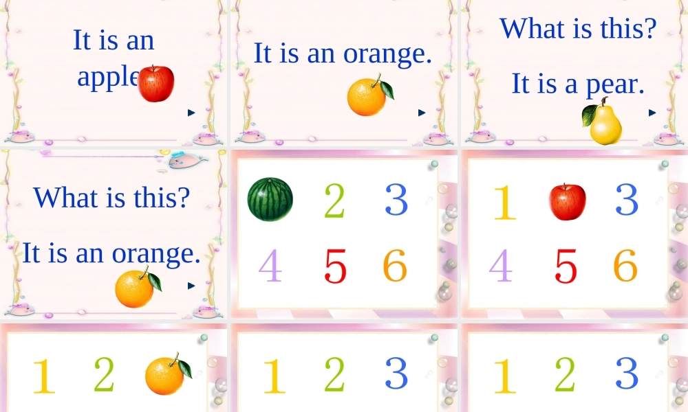 一年级英语课件 沪教版牛津1A unit5 Fruit课件 浙美版