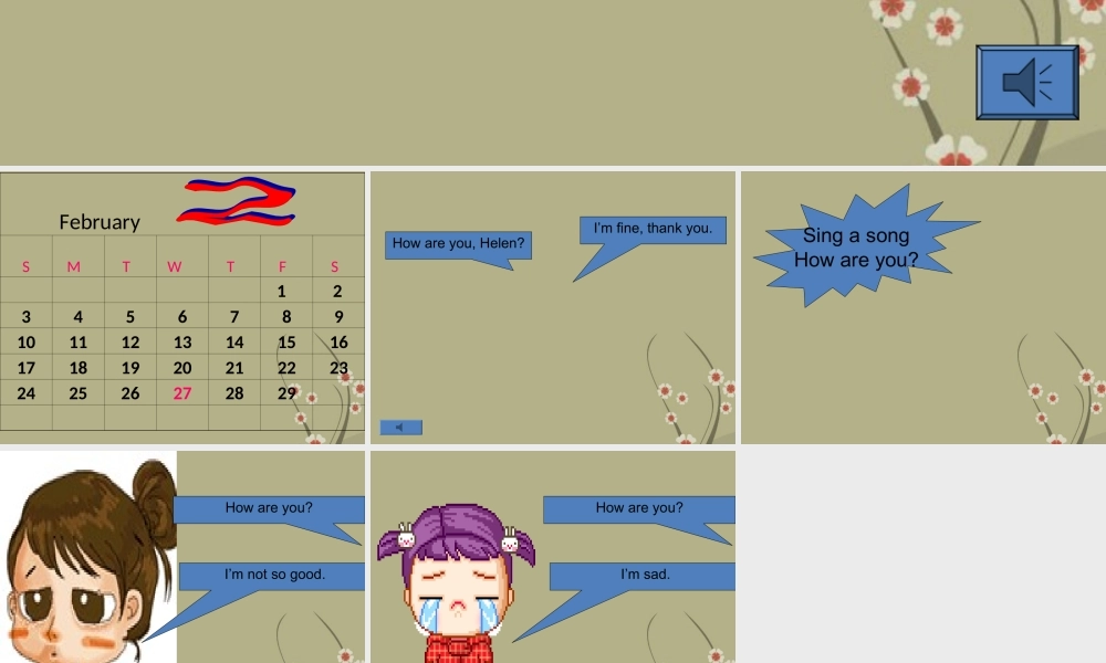 一年级英语下册 Unit 2课件 牛津版