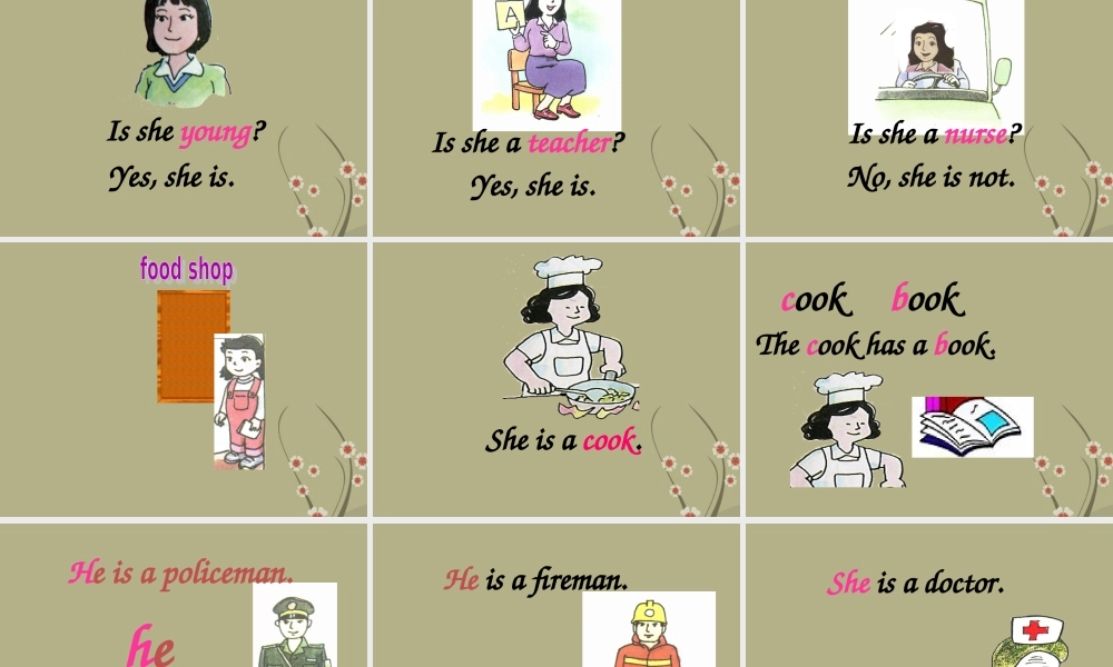 一年级英语下册 Unit 5(7)课件 沪教牛津版