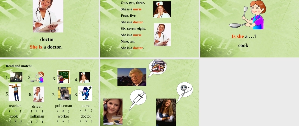 一年级英语下册 Unit 5(9)课件 沪教牛津版