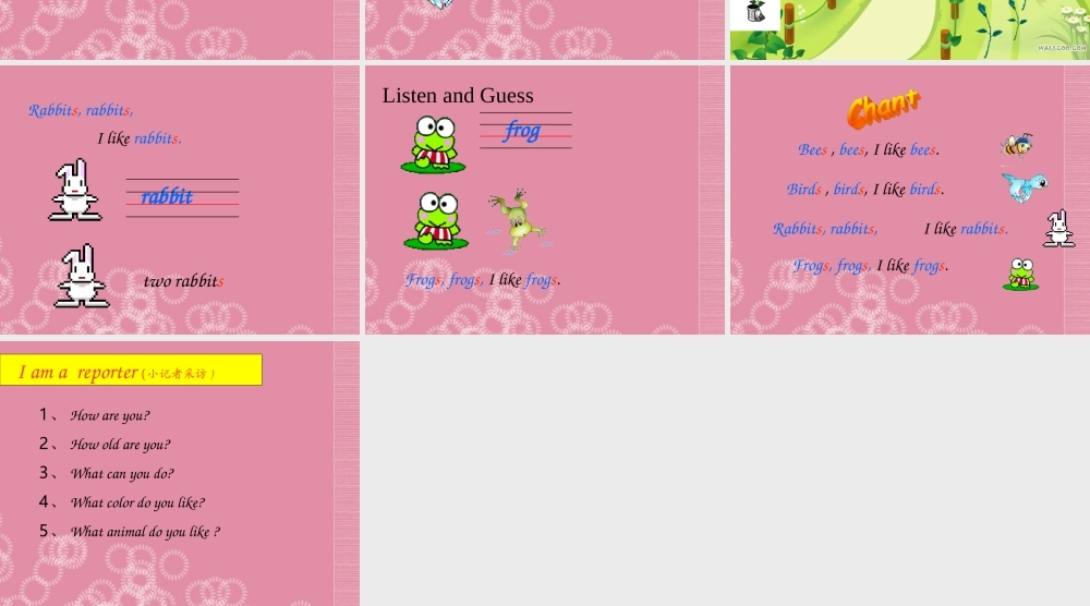 一年级英语下册 Unit 7课件（1） 北师大版