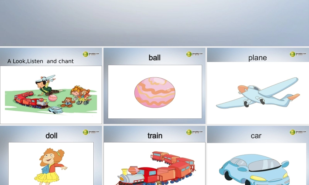 一年级英语下册 Unit3 Toys课件 人教新起点（标准版）