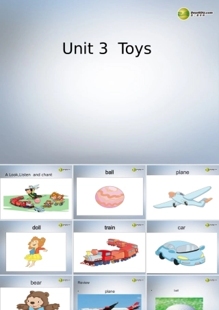一年级英语下册 Unit3 Toys课件 人教新起点（标准版）