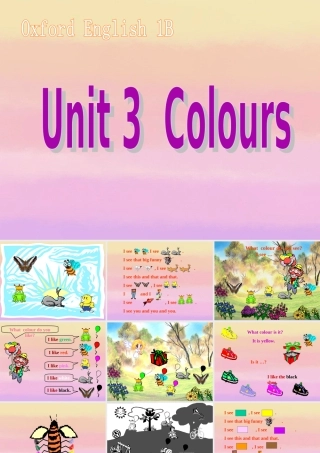 一年级英语下册 unit3(3)课件 沪教牛津版