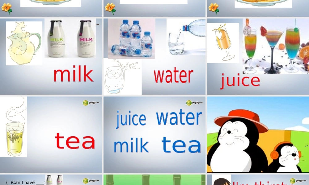 一年级英语下册 Unit5 Drink lesson1课件 人教新起点（标准版）