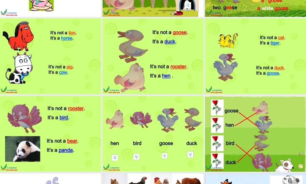 一年级英语下册 Unit8 wonderland 新世纪版