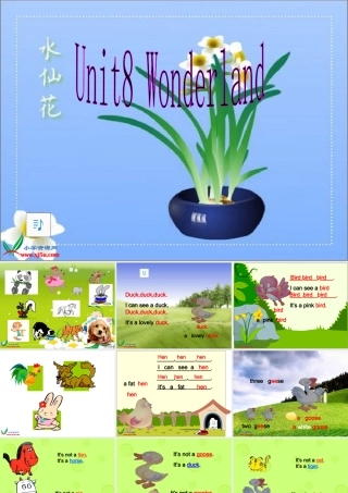 一年级英语下册 Unit8 wonderland 新世纪版