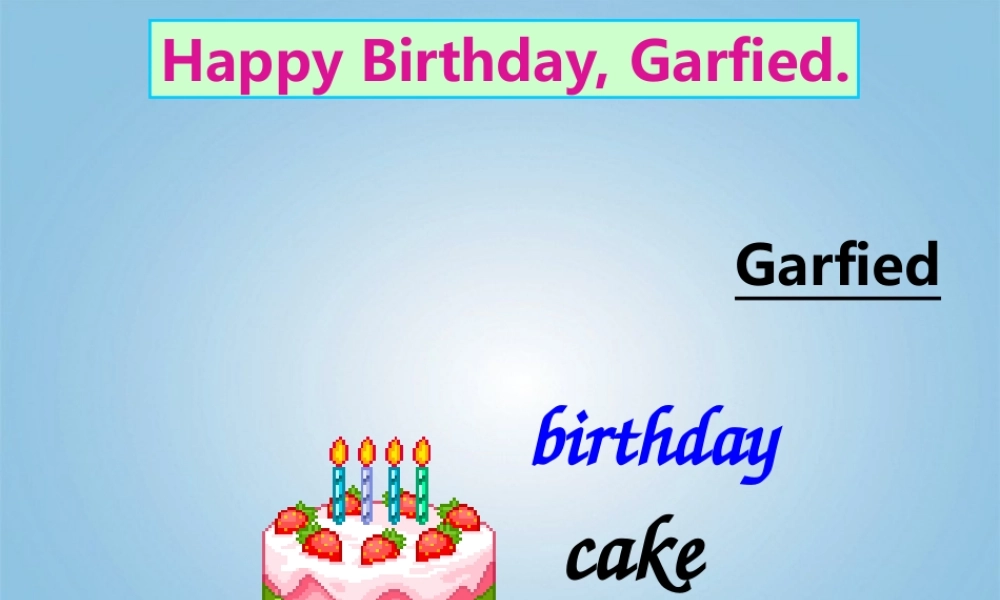 一年级英语下册 unit9（1）课件 苏教牛津版