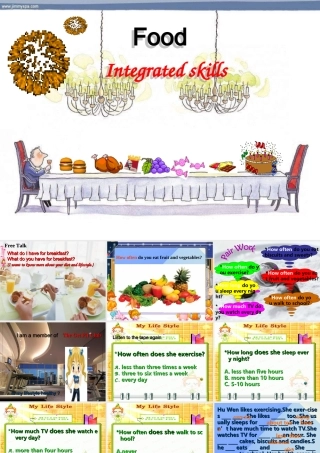 一年级英语下册《Food》课件 人教新起点-人教新起点小学一年级下册英语课件