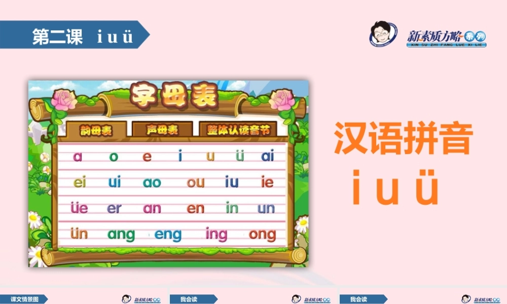 一年级语文上册 汉语拼音 2 i u ü课件 苏教版-苏教版小学一年级上册语文课件