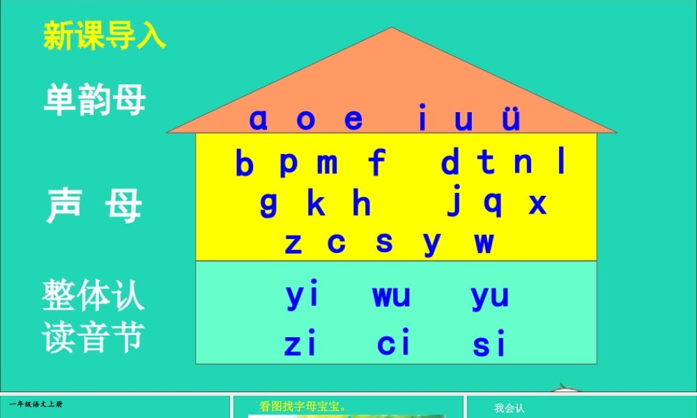 一年级语文上册 汉语拼音 8 zh ch sh r课件1 新人教版-新人教版小学一年级上册语文课件