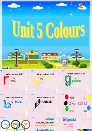 2014秋三年级英语上册 Unit 5 What colour is it课件2 人教版（精通）