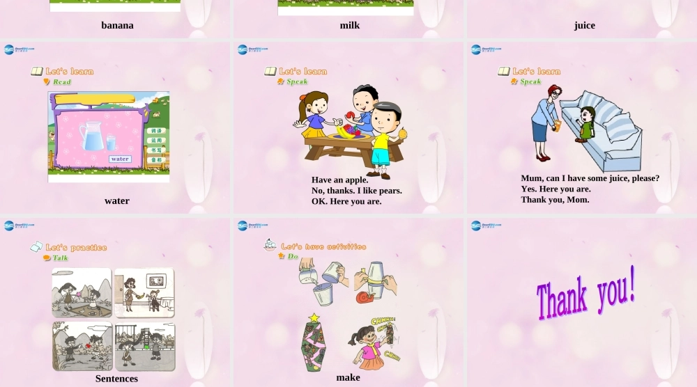 2014秋三年级英语上册 Unit 6 I like hamburgers课件1 人教版（精通）