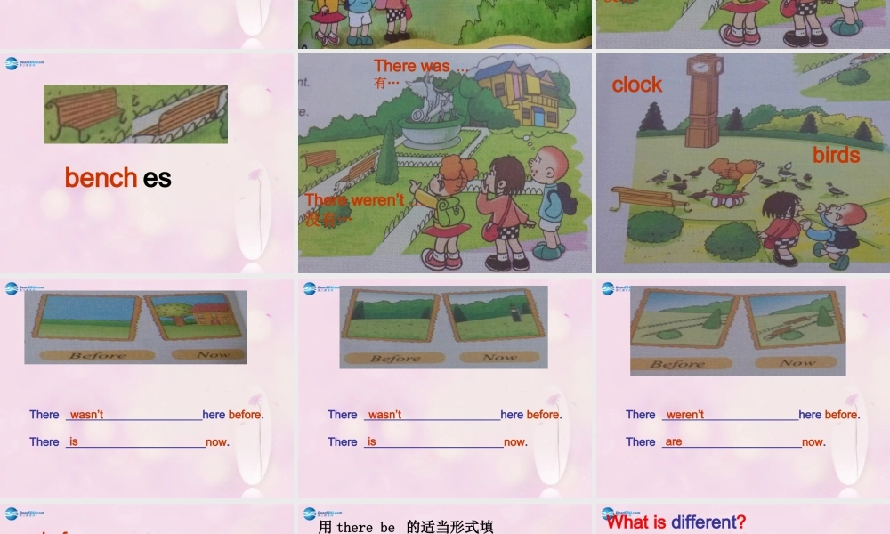 2014秋五年级英语上册 Module 1 Unit 1 There wasn’t a clock here before课件3 外研版（一起）