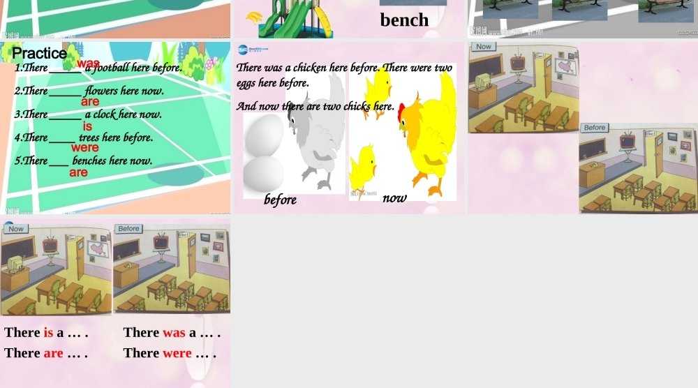 2014秋五年级英语上册 Module 1 Unit 1 There wasn’t a clock here before课件4 外研版（一起）