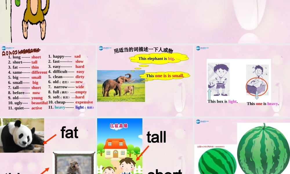 2014秋五年级英语上册 Module 2 Unit 1 This one is heavy课件2 外研版（一起）