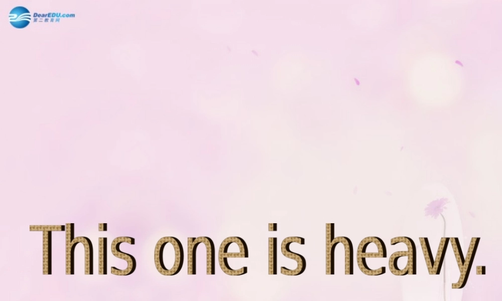 2014秋五年级英语上册 Module 2 Unit 1 This one is heavy课件5 外研版（一起）