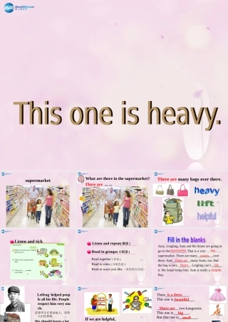 2014秋五年级英语上册 Module 2 Unit 1 This one is heavy课件5 外研版（一起）