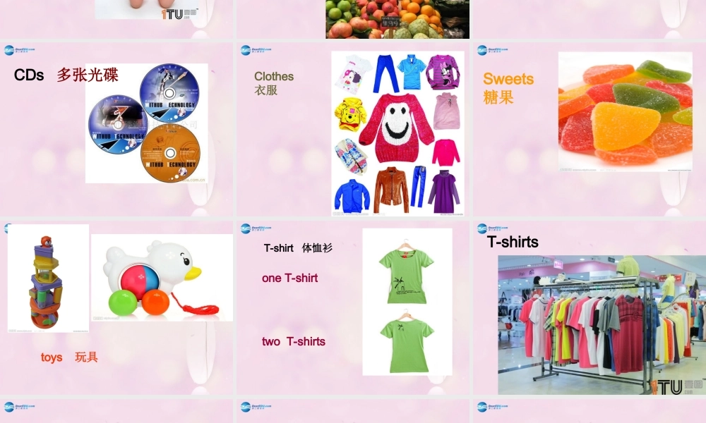 2014秋五年级英语上册 Module 2 Unit 2 They sell different things课件1 外研版（一起）