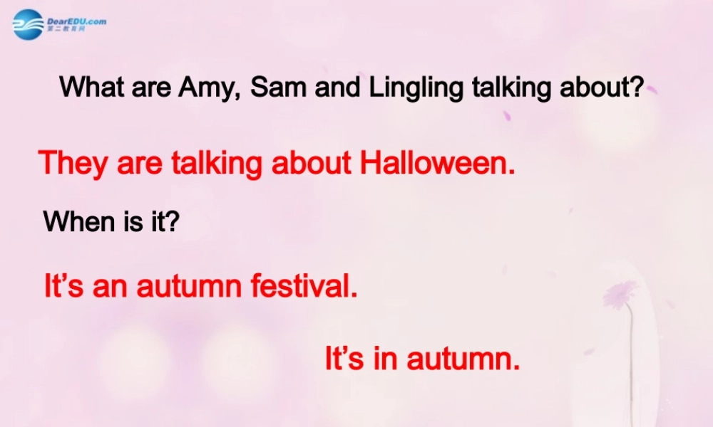 2014秋五年级英语上册 Module 3 Unit 1 Today is Halloween课件2 外研版（一起）