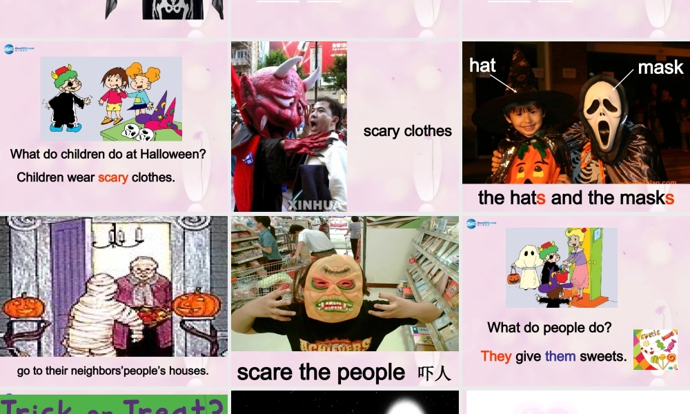 2014秋五年级英语上册 Module 3 Unit 1 Today is Halloween课件4 外研版（一起）