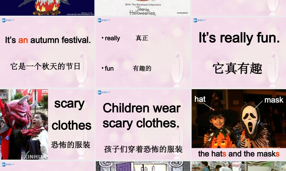 2014秋五年级英语上册 Module 3 Unit 1 Today is Halloween课件6 外研版（一起）