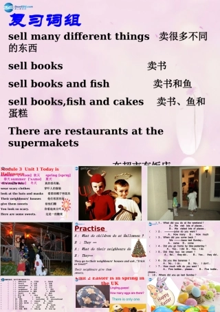 2014秋五年级英语上册 Module 3 Unit 2 Easter is in Spring in the UK课件4 外研版（一起）