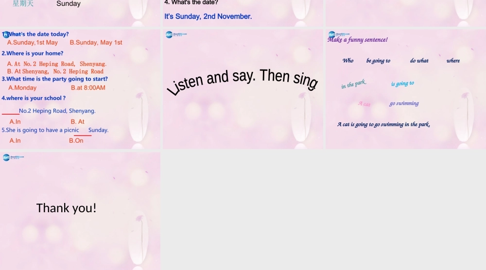 2014秋五年级英语上册 Module 4 Unit 2 I’m going to be eleven课件1 外研版（一起）