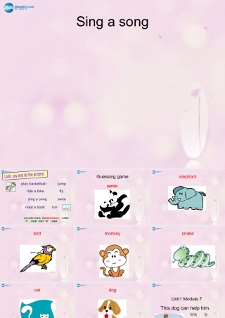 2014秋五年级英语上册 Module 7 Unit 1 This dog can help him课件4 外研版（一起）