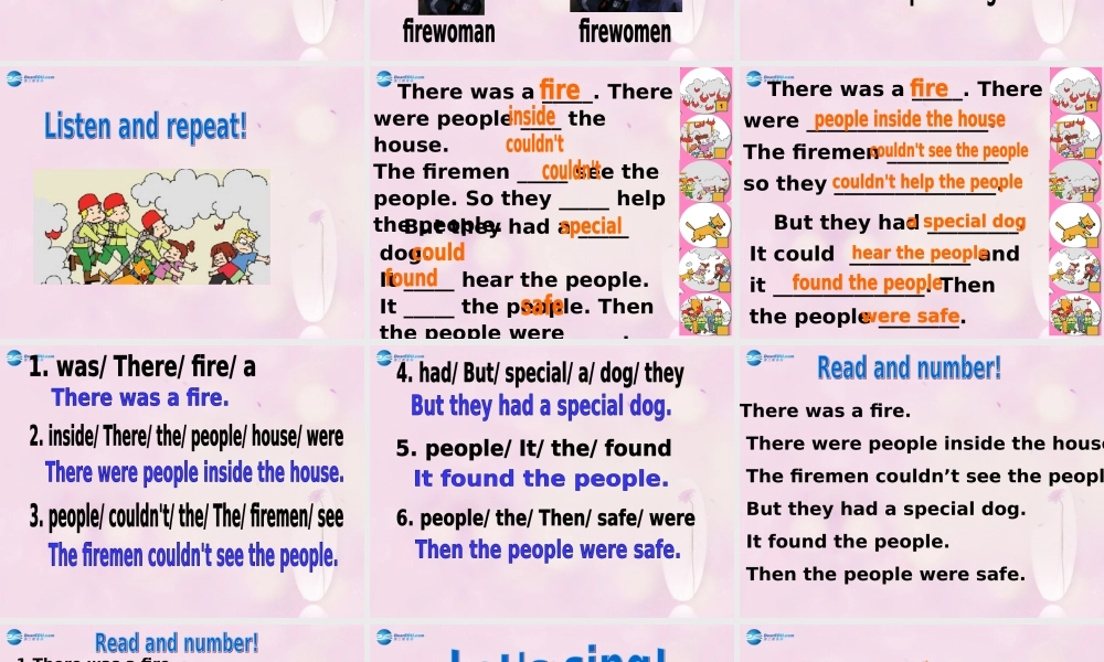 2014秋五年级英语上册 Module 7 Unit 2 It could hear the people课件1 外研版（一起）