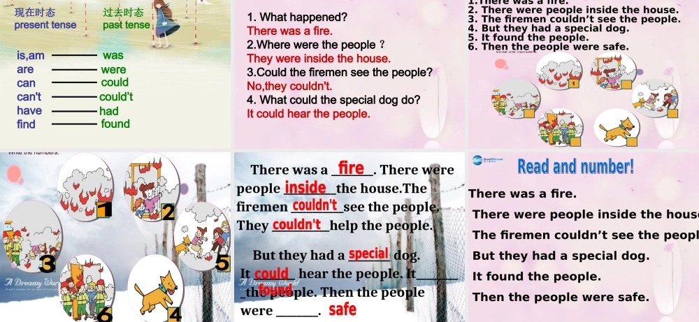 2014秋五年级英语上册 Module 7 Unit 2 It could hear the people课件3 外研版（一起）