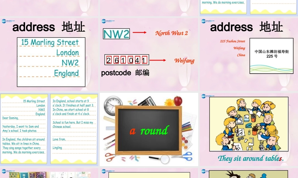 2014秋五年级英语上册 Module 8 Unit 1 Children often sit around tables课件1 外研版（一起）