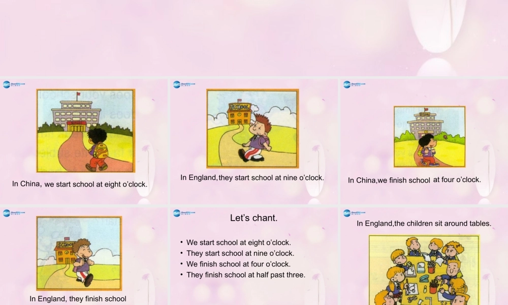 2014秋五年级英语上册 Module 8 Unit 1 Children often sit around tables课件4 外研版（一起）