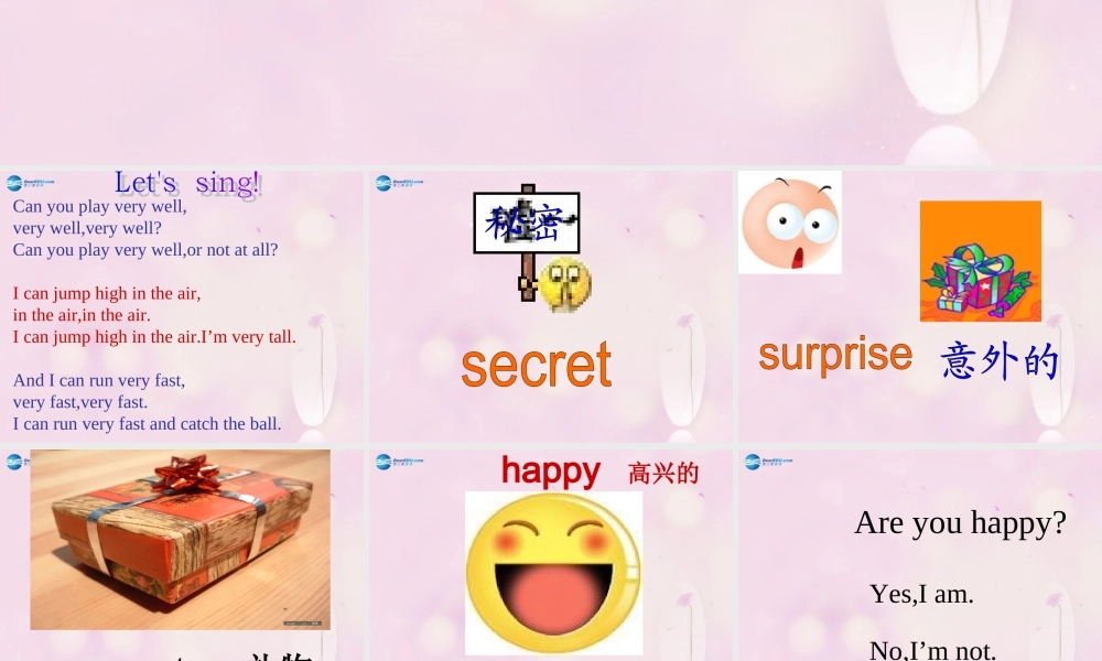 2014秋五年级英语上册 Module 9 Unit 1 Are you sad课件4 外研版（一起）