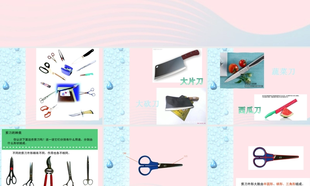 一年级生活与科技下册 1.2《刀和剪》课件 新人教版-新人教版小学一年级下册自然科学课件