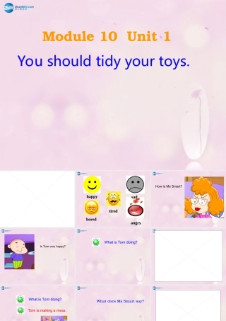 2014秋五年级英语上册 Module 10 Unit 1 You should tidy your toys课件2 外研版（一起）