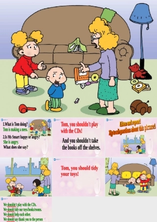 2014秋五年级英语上册 Module 10 Unit 1 You should tidy your toys课件4 外研版（一起）