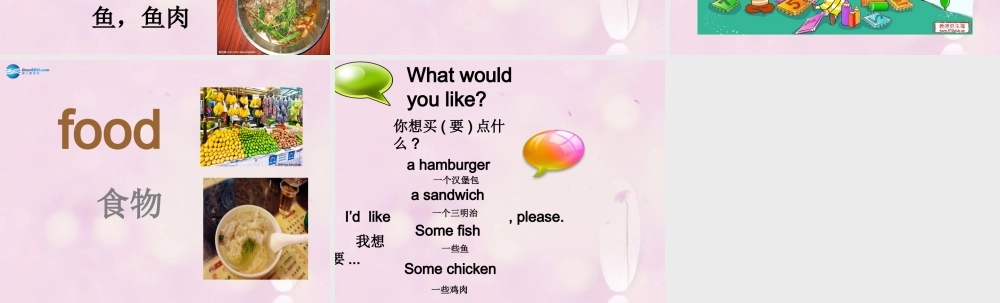 2014秋五年级英语上册 Unit 2 I’d like a hamburger课件4 湘少版