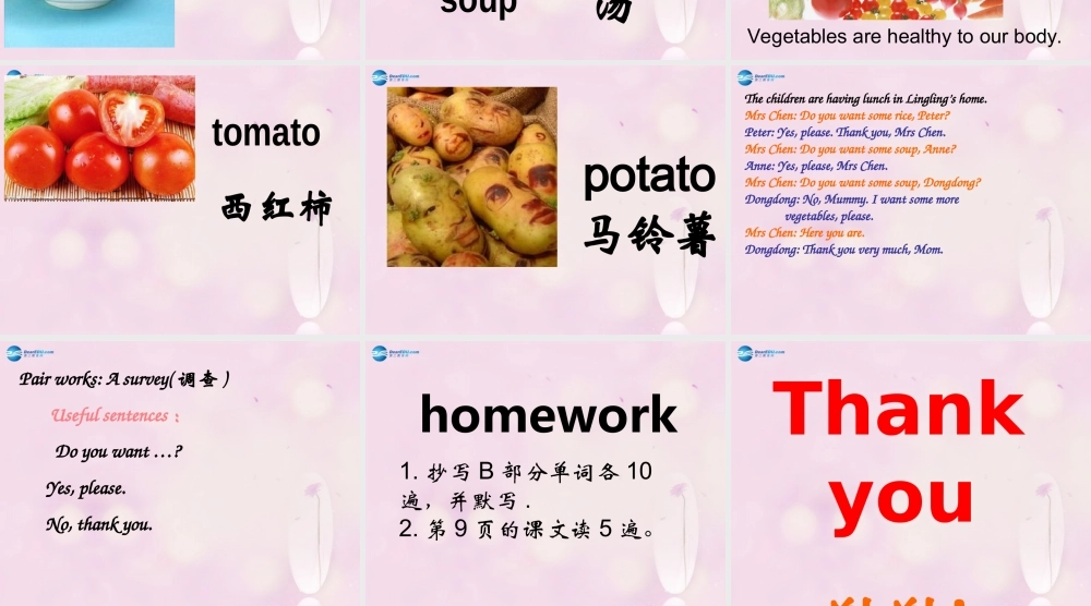 2014秋五年级英语上册 Unit 3 Do you want some rice课件1 湘少版