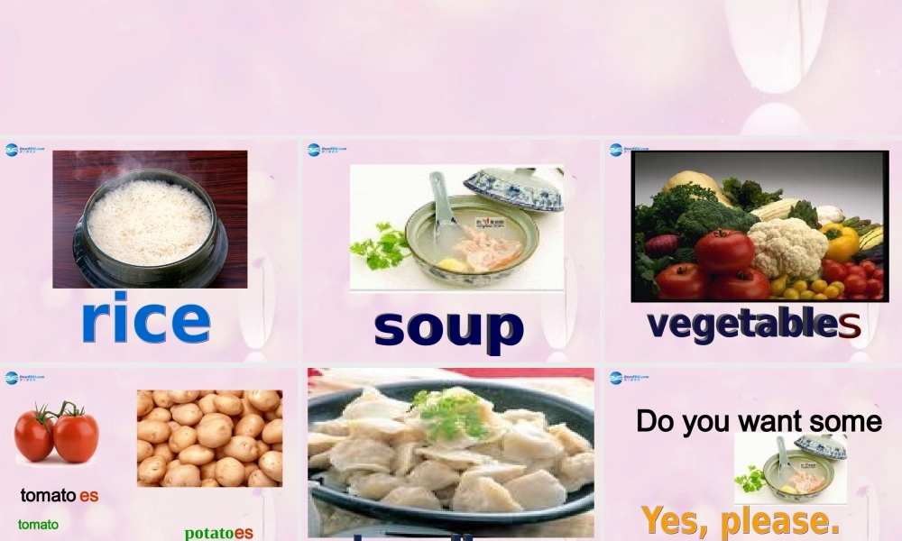 2014秋五年级英语上册 Unit 3 Do you want some rice课件2 湘少版