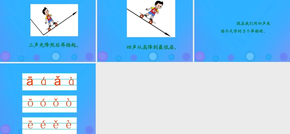 一年级语文上册《a o e》课件 教科版-教科版小学一年级上册语文课件