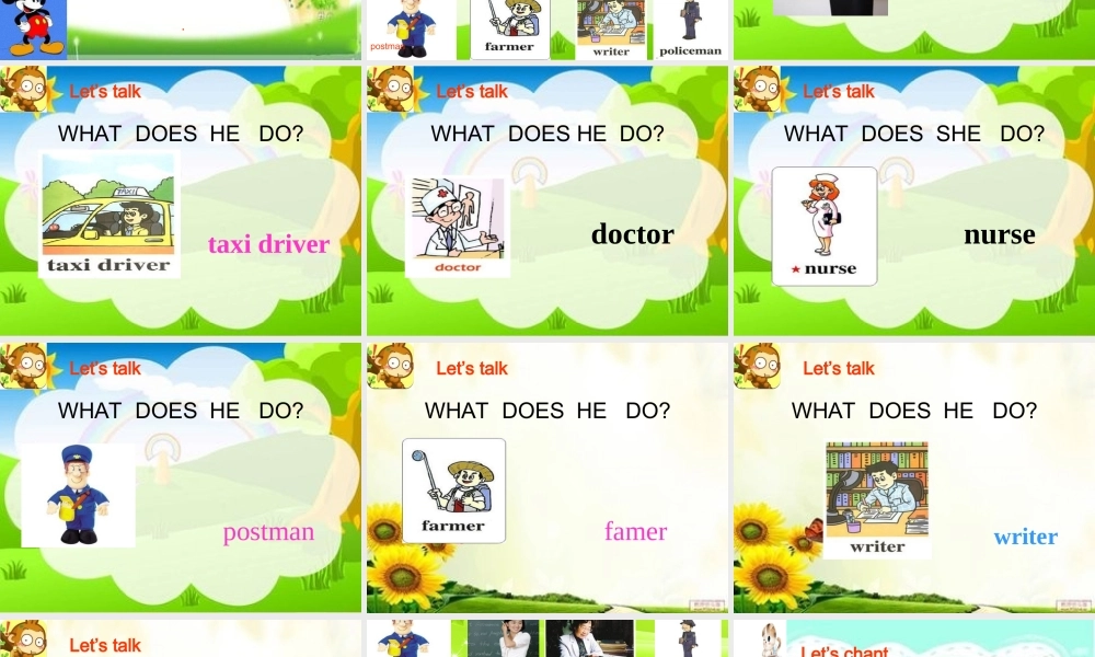 2014秋五年级英语上册 Unit 3 My father is a writer课件3 人教版（精通）