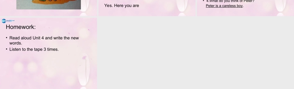 2014秋五年级英语上册 Unit 4 Can I use your pencil,please课件2 湘少版