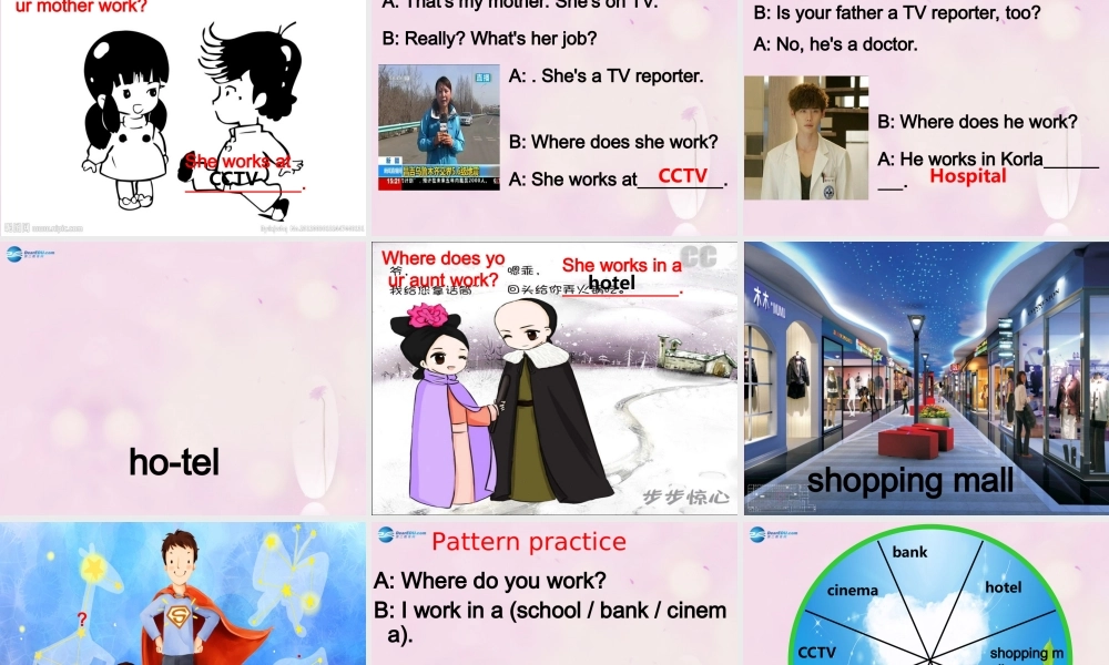 2014秋五年级英语上册 Unit 4 Where do you work课件 人教版（精通）