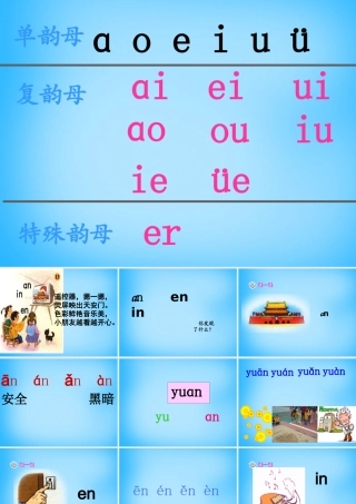 一年级语文上册《an en in》课件1 苏教版-苏教版小学一年级上册语文课件
