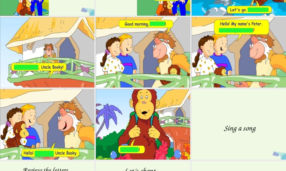 一年级英语上册 Unit 1 Hello课件 北师大版（一起）-北师大版小学一年级上册英语课件