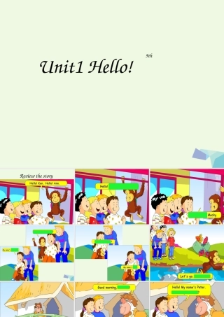 一年级英语上册 Unit 1 Hello课件 北师大版（一起）-北师大版小学一年级上册英语课件